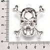 Rack Plating Alloy Rhinestone Pendants PALLOY-N176-108B-P-3