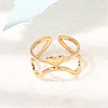 304 Stainless Steel Cuff Open Rings SA-CBAD22F-01G-H-3