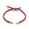 Nylon Cord Silder Bracelets MAK-C003-03G-18-4
