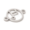 Non-Tarnish 304 Stainless Steel Connector Charms STAS-A068-01A-P-3