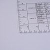 Transparent Acrylic Alignment T-Shirt Ruler TACR-WH0001-22-3