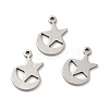 Non-Tarnish 201 Stainless Steel Pendants STAS-P312-18P-4