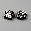 Food Grade Eco-Friendly Silicone Focal Beads LS-SIL-WH0014-51A-2