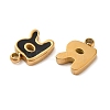304 Stainless Steel Enamel Charms STAS-L022-292G-R-2