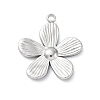 304 Stainless Steel Pendants STAS-S163-08B-P-1