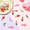24Pcs 6 Styles Rack Plating Alloy Enamel Pendants ENAM-YW0005-71-2