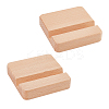 Beech Wood Mobile Phone Holders AJEW-WH0248-155-1