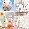 Glitter Self Adhesive Waterproof Hot Stamping Stickers DIY-PH0001-95-6