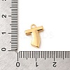 Brass Micro Pave Cubic Zirconia Charms KK-C117-12G-T-3