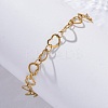 304 Stainless Steel Heart Link Bracelets LS-BJEW-I191-01-2