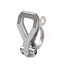 Stainless Steel Clip-on Earring Findings STAS-XCP0001-85-2