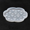 DIY Life of Flower Textured Cup Mat Silicone Molds LS-SIMO-H009-05H-5