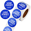 500Pcs Paper Adhesive Label Stickers STIC-WH20010-25E-1
