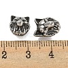 Animal 304 Stainless Steel Beads STAS-E214-11AS-12-3