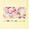 120Pcs 15 Colors Transparent Spray Paint Glass Beads GLAA-FS0002-12B-9