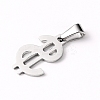 Non-Tarnish 304 Stainless Steel Pendants X-STAS-I127-021P-2