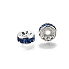 Brass Grade A Rhinestone Spacer Beads RB-A004-3-3