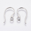 304 Stainless Steel Earring Hooks STAS-P196-06-2