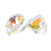 Glass Pendants GLAA-22X13-28AB-2