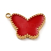 Ion Plating(IP) 304 Stainless Steel Enamel Pendants STAS-A102-01G-04-1