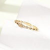 304 Stainless Steel Cuff Open Rings SA-CBAD22F-01G-B-5