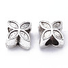 Tibetan Style Alloy European Beads TIBE-S319-127AS-RS-1