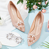 4Pcs 2 Colors Alloy Rhinestone Shoe Decorations FIND-GF0006-59-4