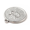 Non-Tarnish 304 Stainless Steel Pendants STAS-P312-19P-3
