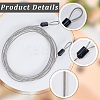 304 Stainless Steel Cable with TPU Sheathed AJEW-WH20006-36A-P-5