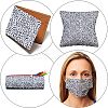 Printed Leopard Print Pattern Fabric AJEW-FG0001-16-7