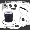 1 Roll Hollow Pipe PVC Tubular Synthetic Rubber Cord RCOR-UN0001-03D-3