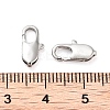 Rack Plating Brass Lobster Claw Clasps KK-F090-23P-01-3