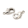 Rack Plating Brass Lobster Claw Clasps KK-F090-27P-01-2