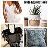 Polyester Twisted Rope Tassel Fringe Trimming DIY-WH0578-94B-6