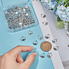 100Pcs 2 Style Tibetan Style Alloy Charms TIBE-UN0001-07-4