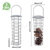 Iron Bird Hanging Feeder AJEW-GA0001-76-2