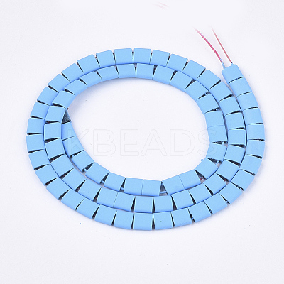 Spray Painted Non-magnetic Synthetic Hematite Beads G-T116-07-03-1