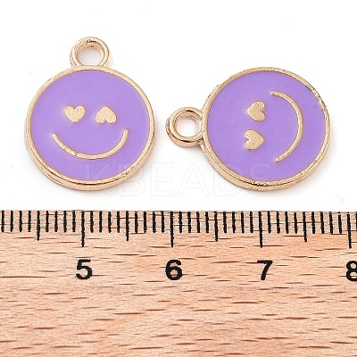 Alloy Enamel Pendants PALLOY-S192-04G-07-1