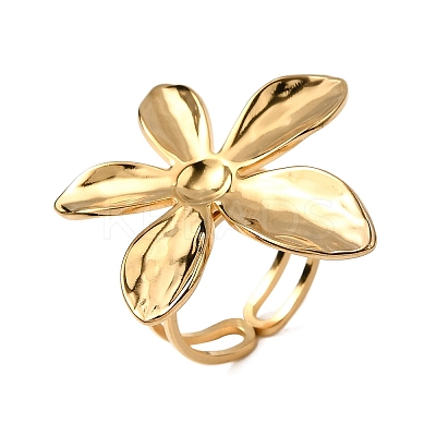 304 Stainless Steel Finger Rings for Women LS-RJEW-S650-04G-1