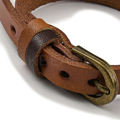 Adjustable Leather Cord Bracelets BJEW-F468-21-1