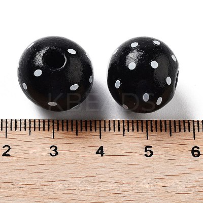 Wood European Beads WOOD-M011-02A-1