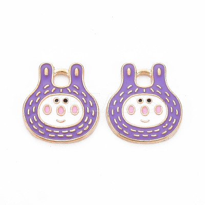 Alloy Enamel Pendants ENAM-N054-67C-NR-1