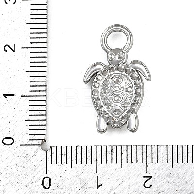 304 Stainless Steel with Rhinestone Pendants LS-STAS-G363-06P-1