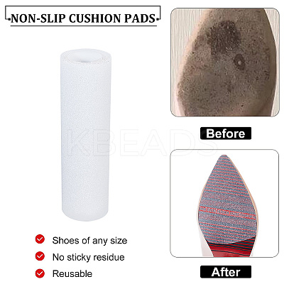 Transparent Rubber Anti-Slip Stick Shoes Pad DIY-WH0292-94B-1