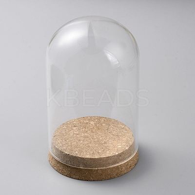 Glass Dome Cover LS-FIND-WH0152-346A-1