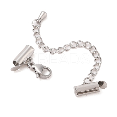 Tarnish Resistant 304 Stainless Steel Curb Chain Extender STAS-M061-05P-01-1
