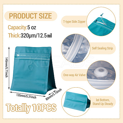 PE Plastic Storage Resealable Bags with Valve AJEW-TAC0045-019C-1