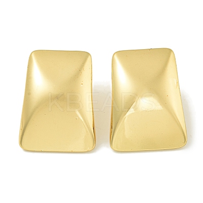 Ion Plating(IP) 304 Stainless Steel Stud Earrings EJEW-G400-28G-1
