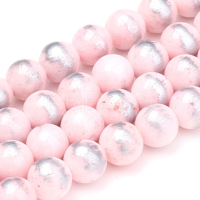 Natural Mashan Jade Beads Strands G-G833-8mm-13-1