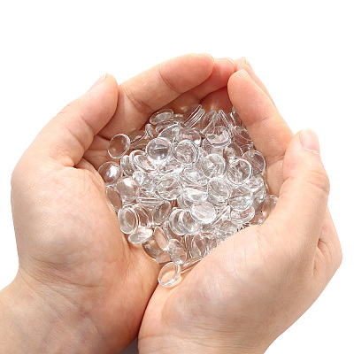 200Pcs Transparent Glass Cabochons GGLA-YW0001-05-1
